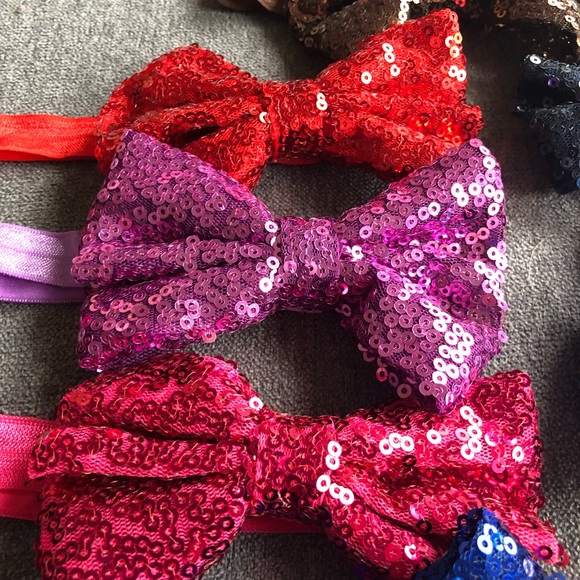 Sequin baby colorful headbands - Picture 4 of 5